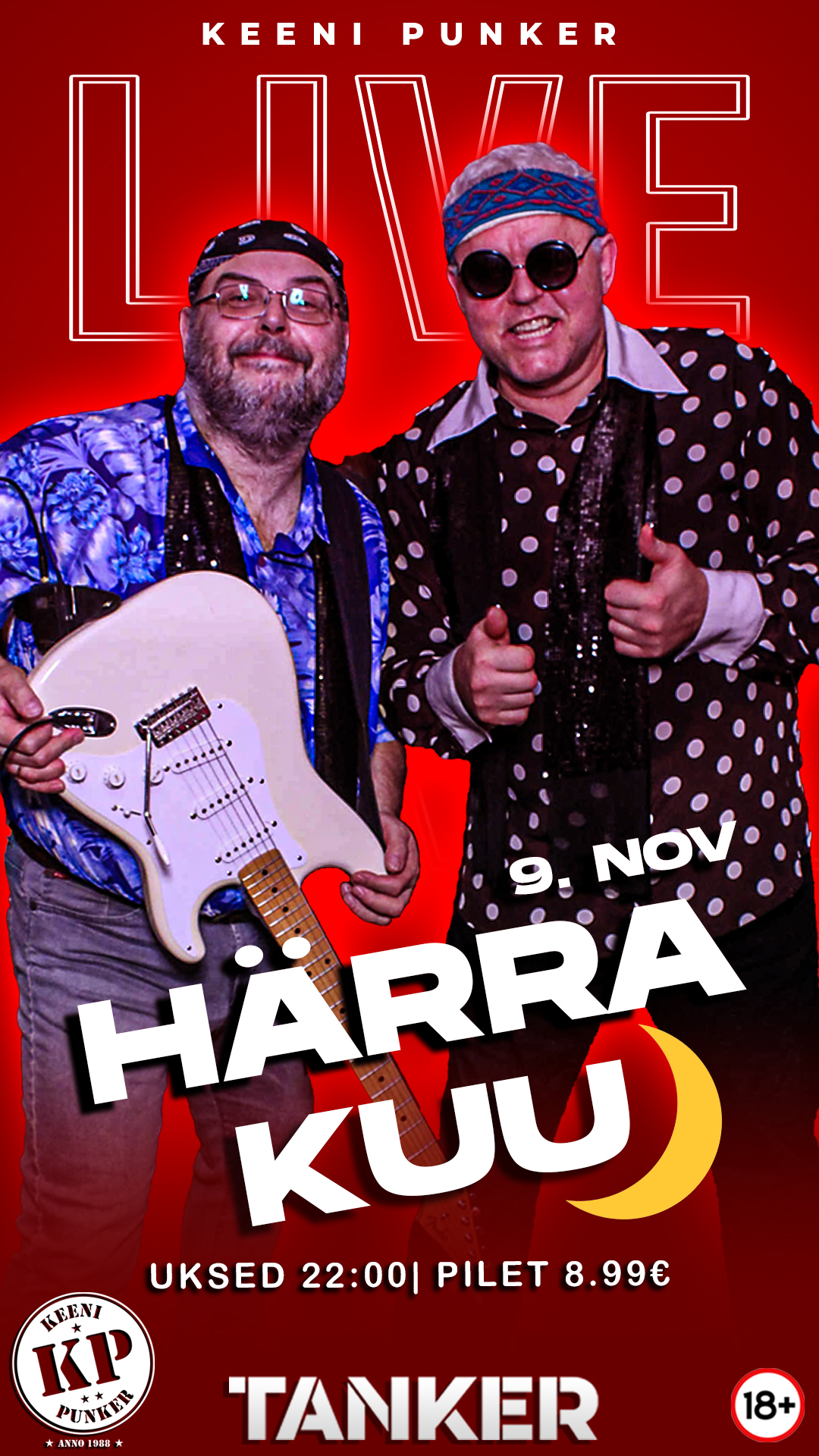 Härra Kuu Live Keeni Punkris