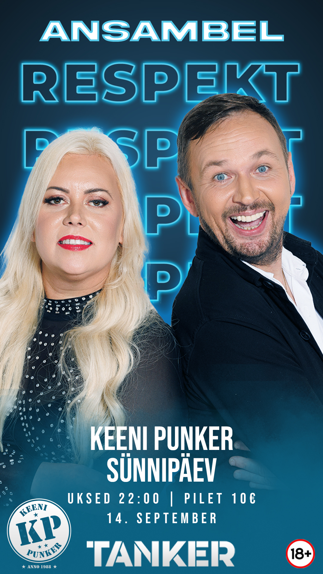 KEENI PUNKER SÜNNIPÄEV KOOS ANSAMBEL RESPEKTIGA
